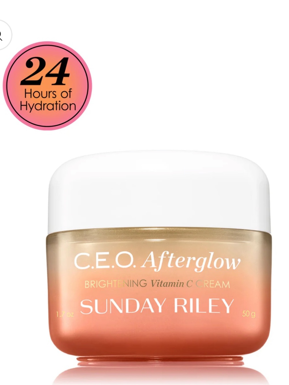 Sunday Riley C.E.O. Afterglow Brightening Vitamin C Gel Cream - 1.7 fl oz NWT - Picture 2 of 16
